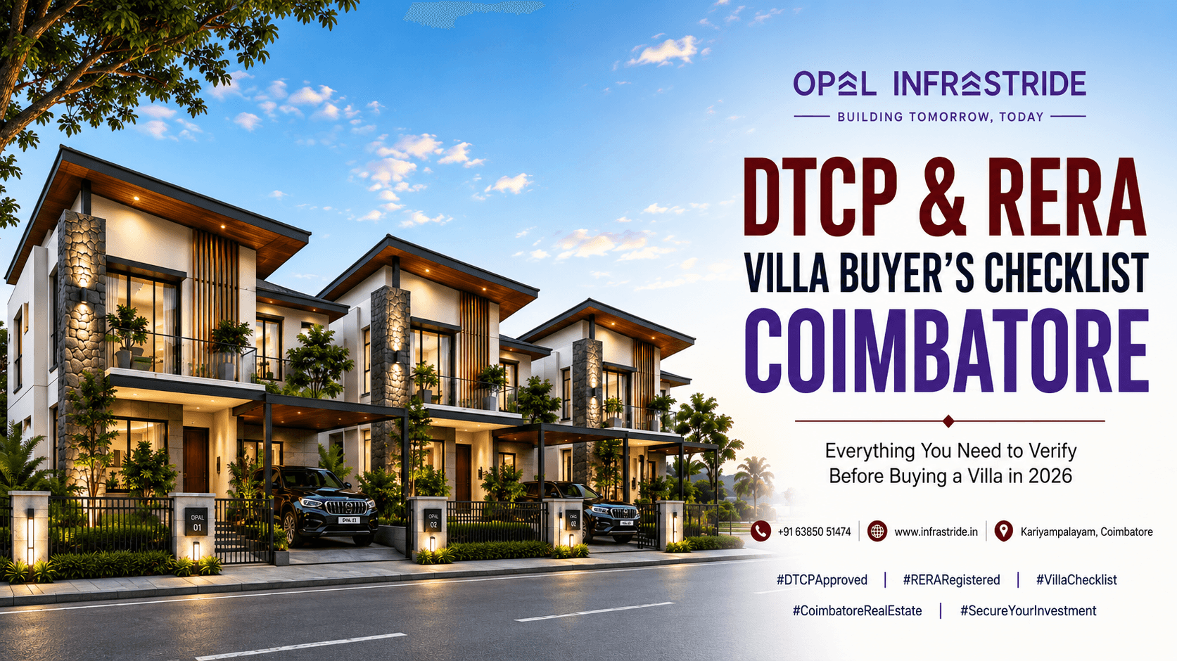 DTCP & RERA Villa-Buyer Checklist: Everything to Verify Before You Sign in Coimbatore
