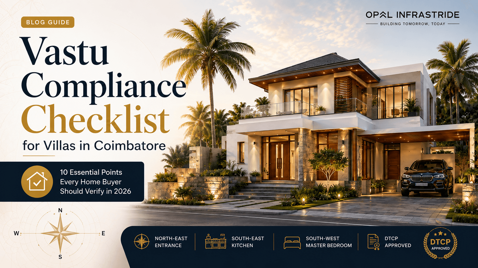 Vastu Compliance Checklist for Villas in Coimbatore: A 10-Point Buyer's Guide (2026)